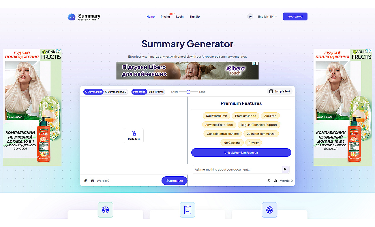 Ai Summary Generator screenshot