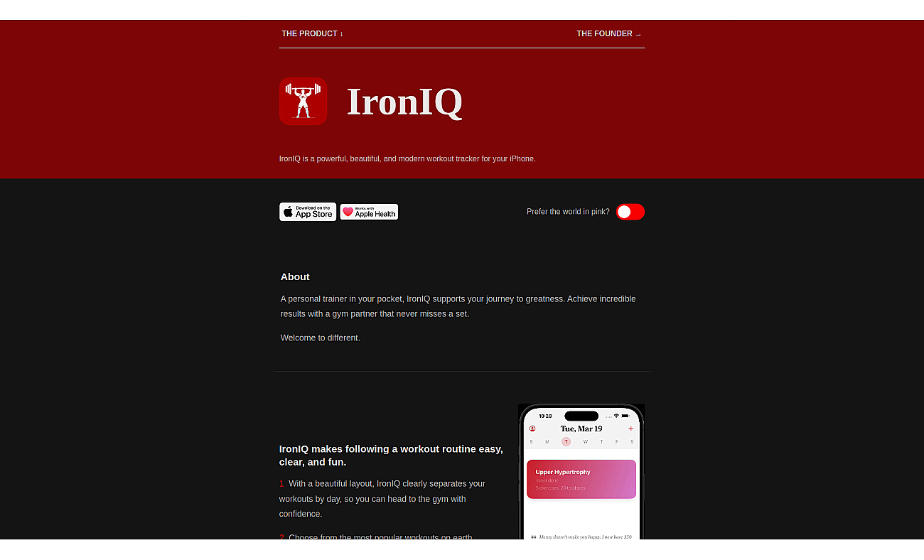 Ironiq screenshot