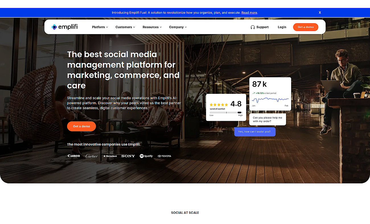 Socialbakers screenshot
