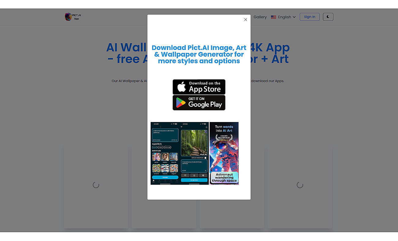Pict AI screenshot