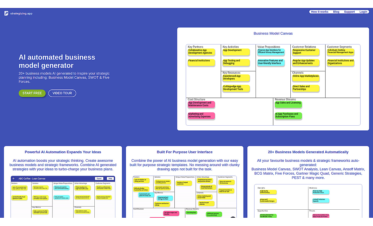 Strategizing App screenshot