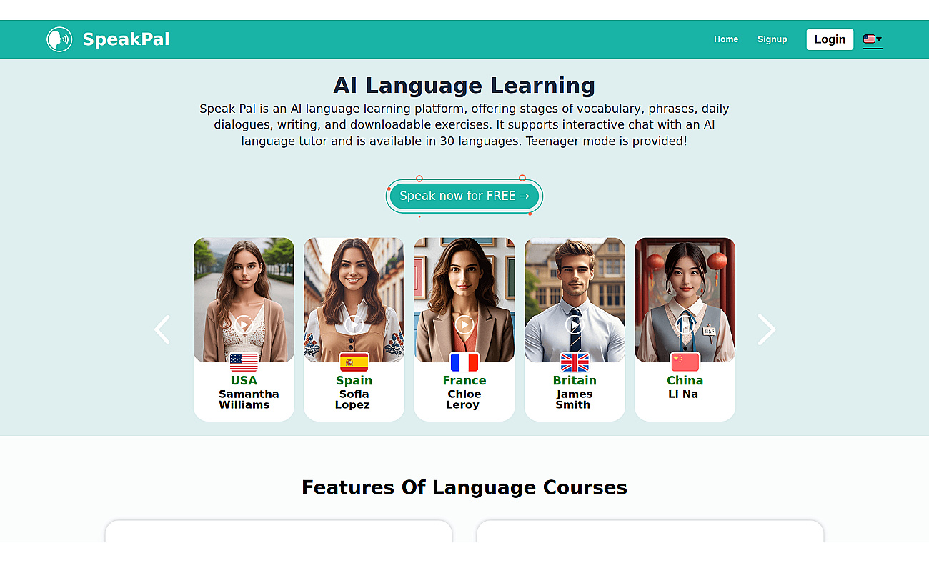 Speakpal screenshot