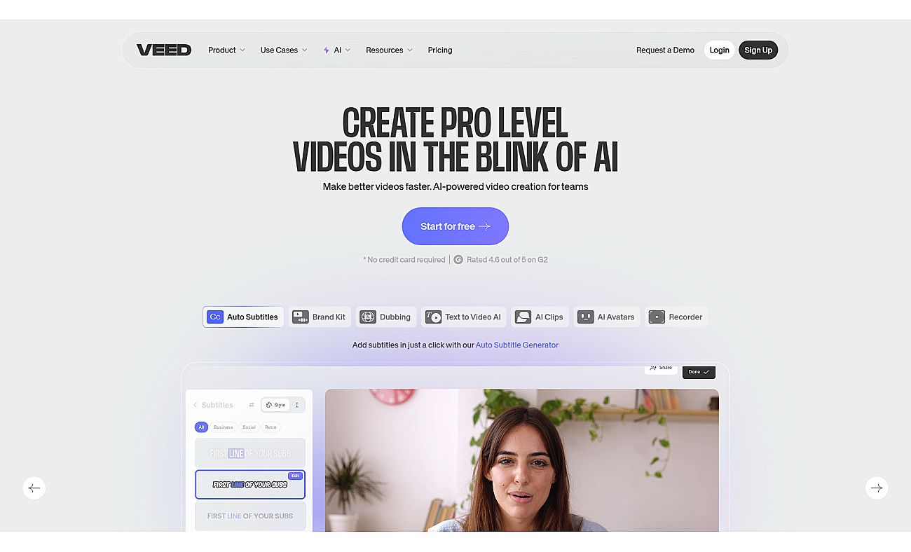 VEED screenshot