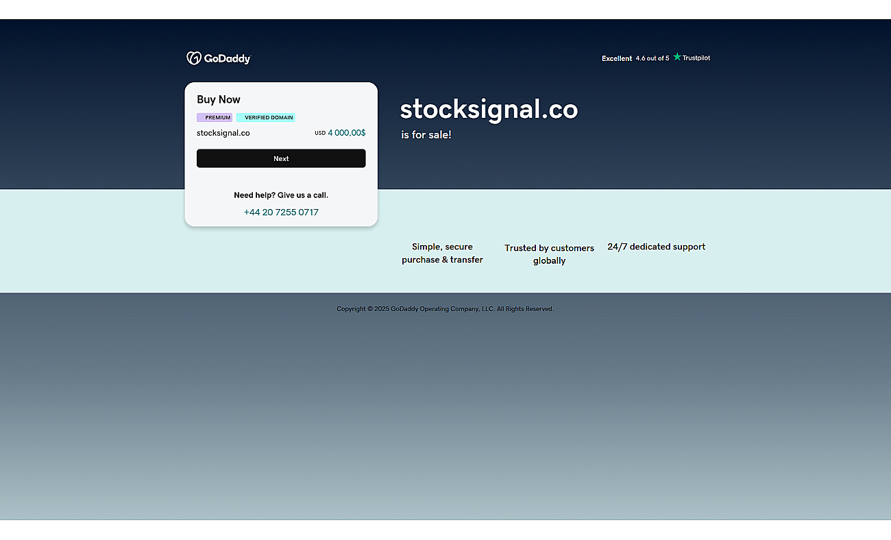 Stocksignal screenshot