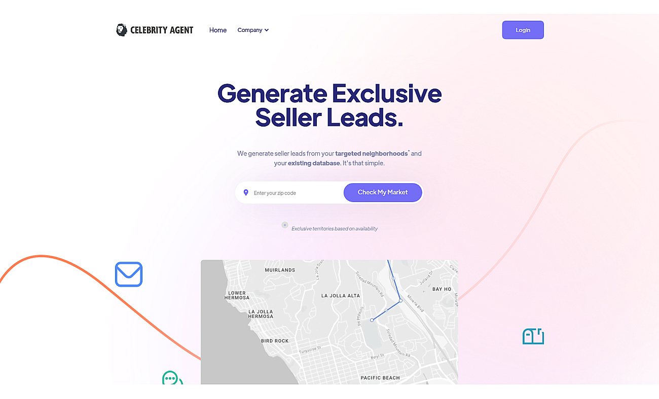 Celebrityagent.com screenshot