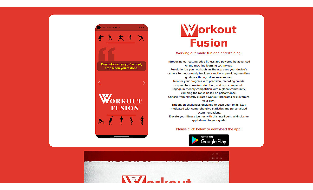 Workout Fusion screenshot