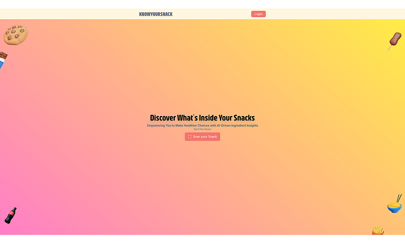 knowyoursnack screenshot