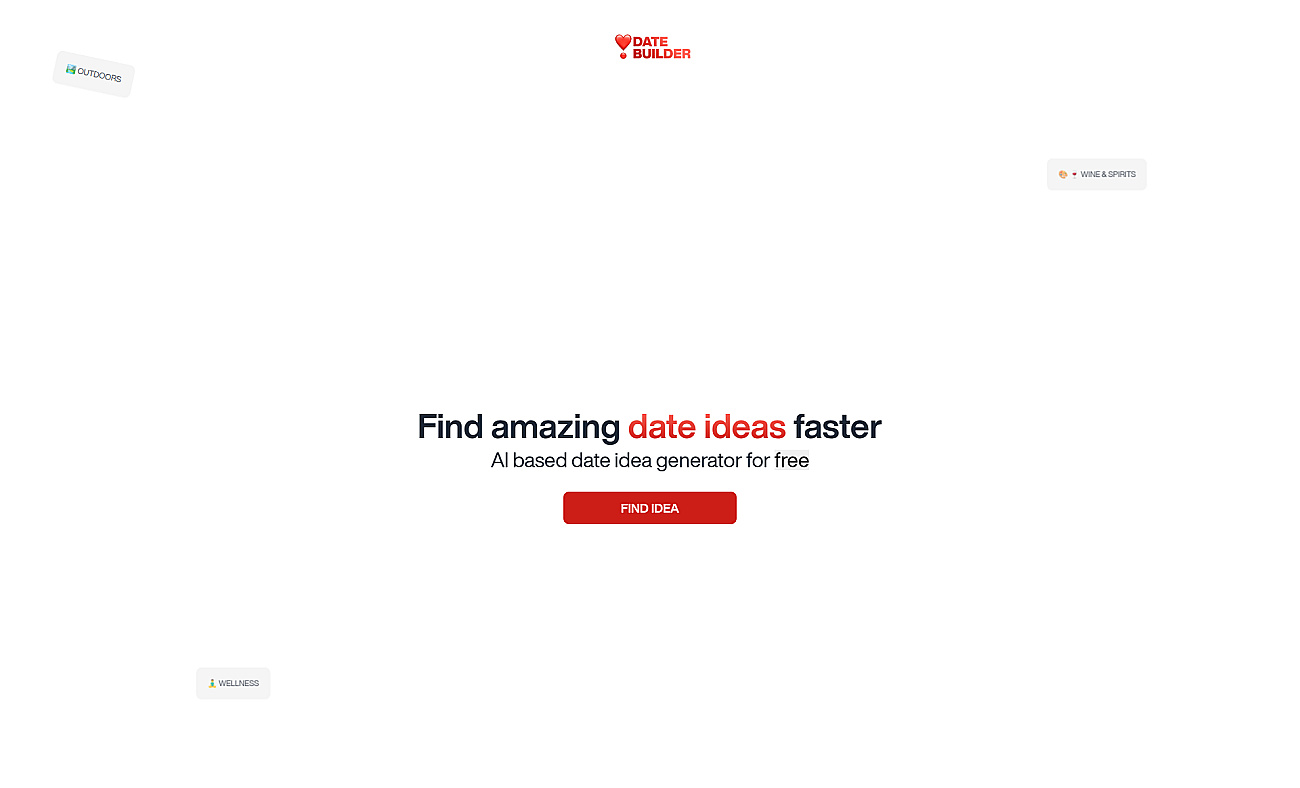 AI Date Ideas screenshot