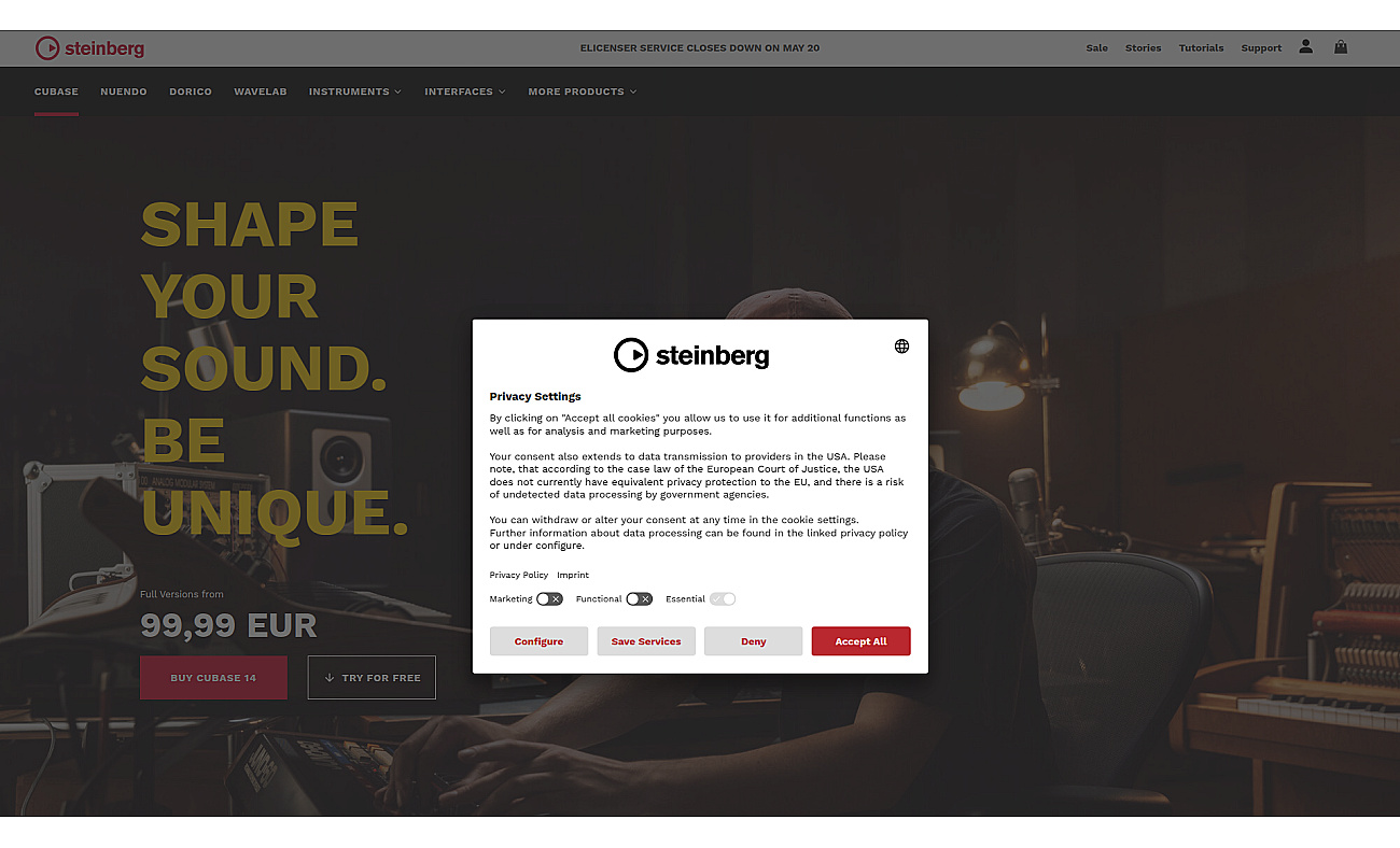 Cubase screenshot
