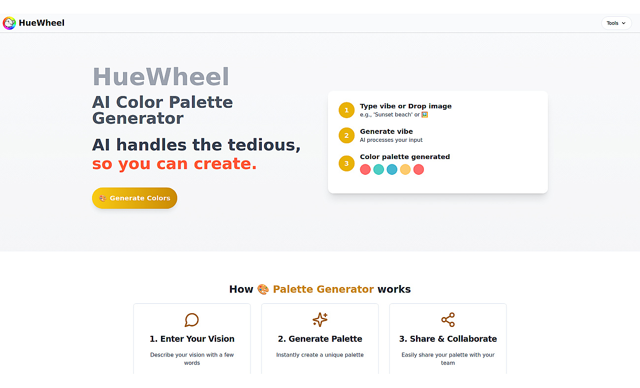 Huewheel screenshot