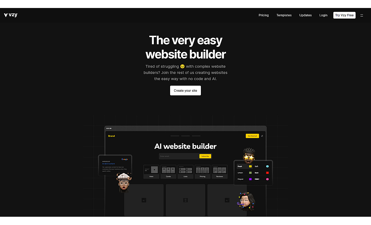 Vzy screenshot