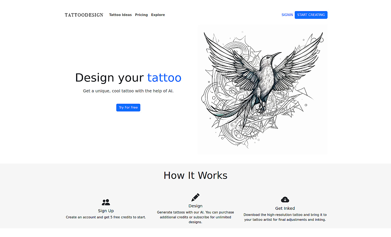TattooDesign screenshot