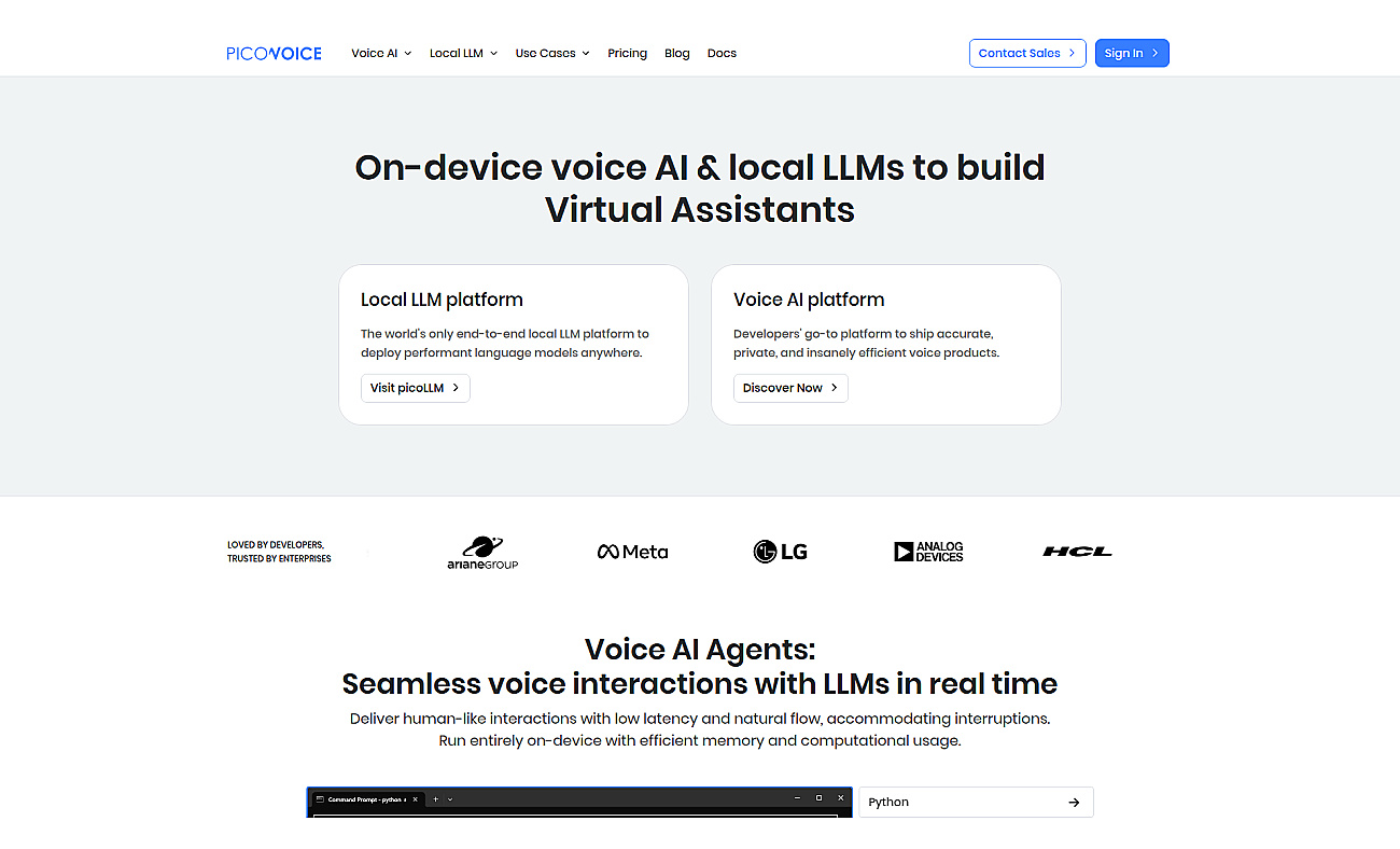 Picovoice screenshot