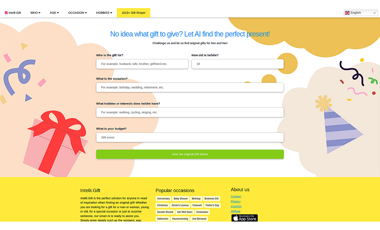 Intelli Gift screenshot