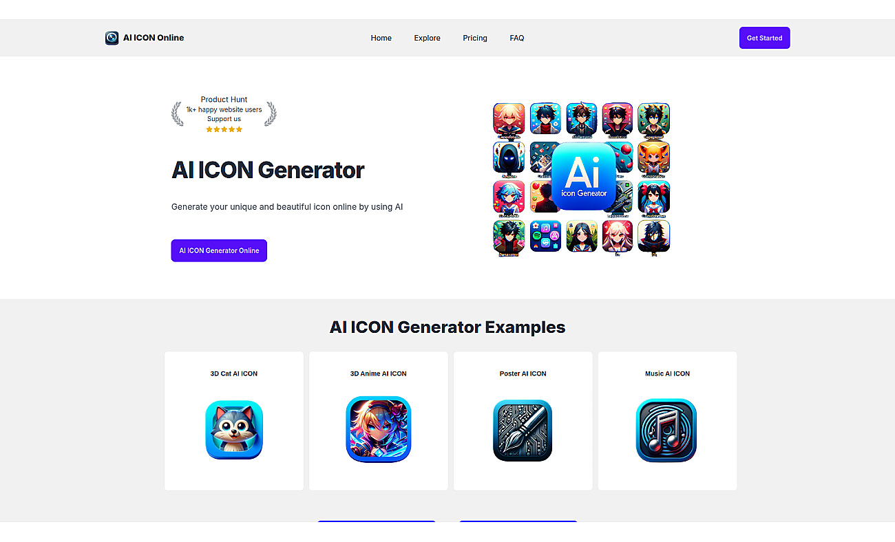 AI ICON Online screenshot