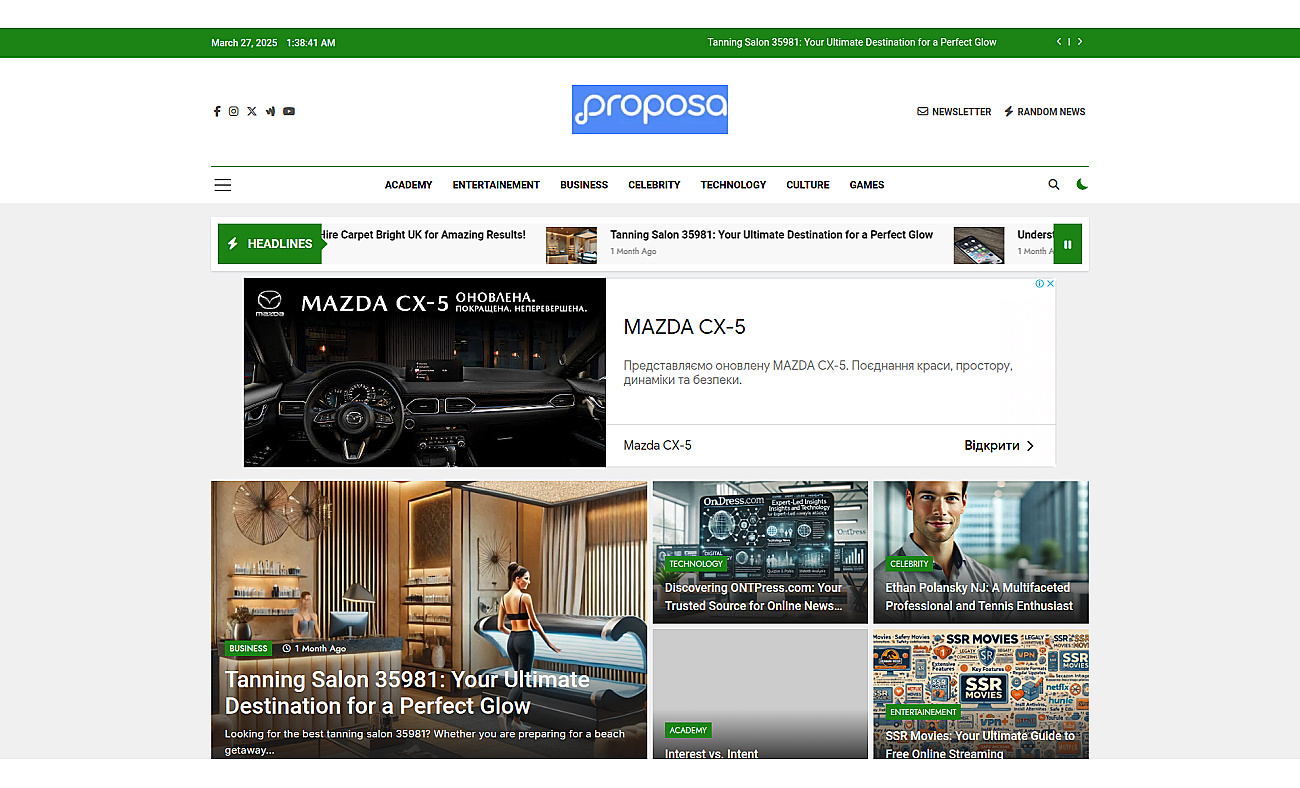 Proposa screenshot