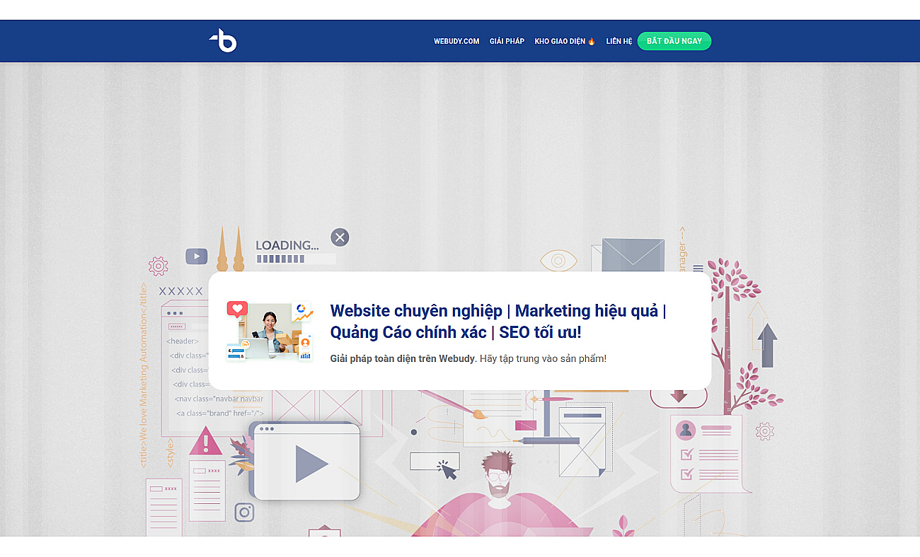 Webudy screenshot