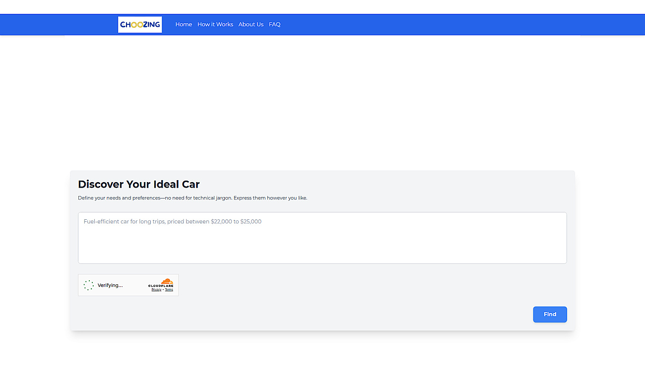 Choozing screenshot