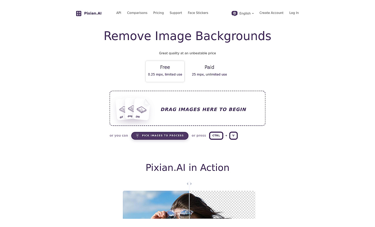 Pixian screenshot