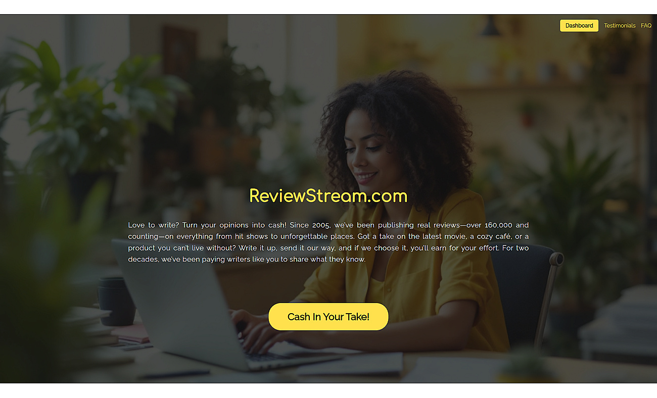 ReviewStream screenshot