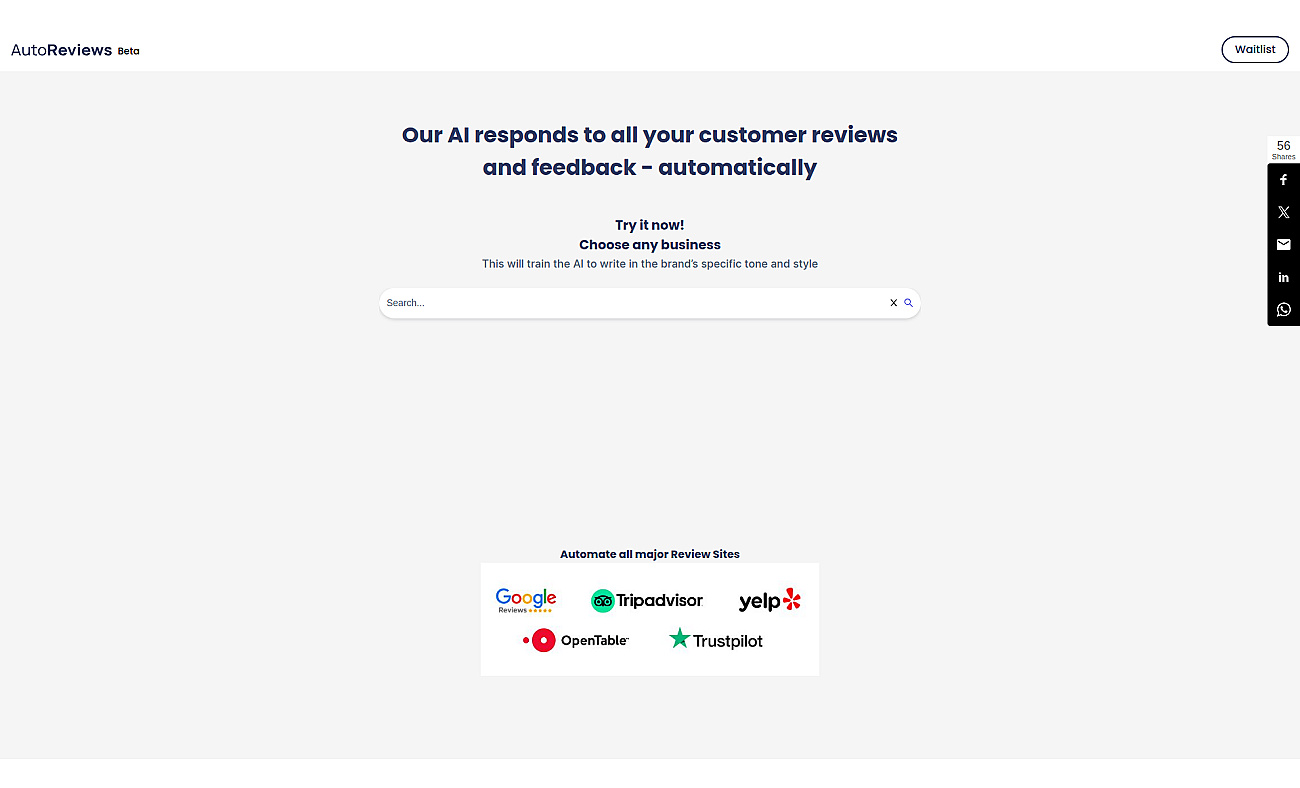 AutoReviews screenshot