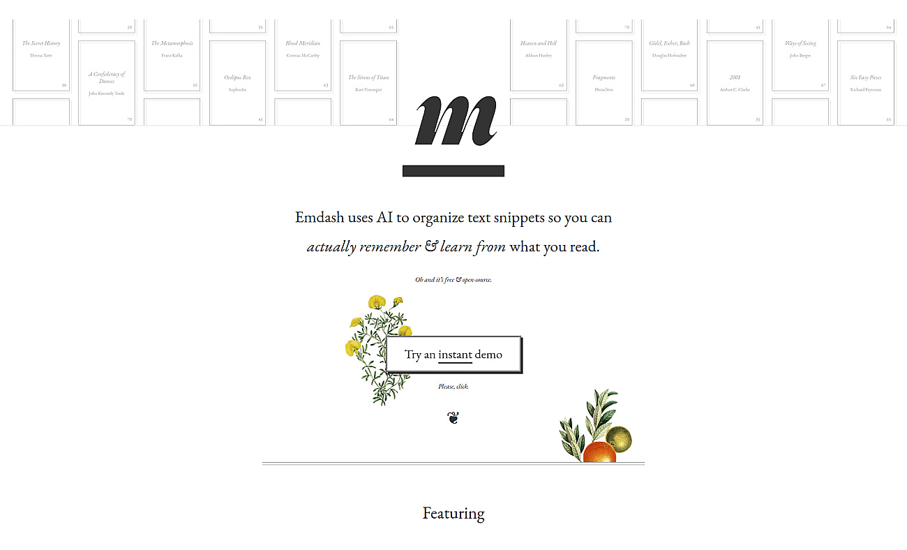 Emdash screenshot