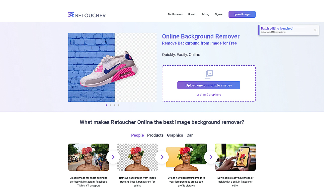 Retoucher screenshot
