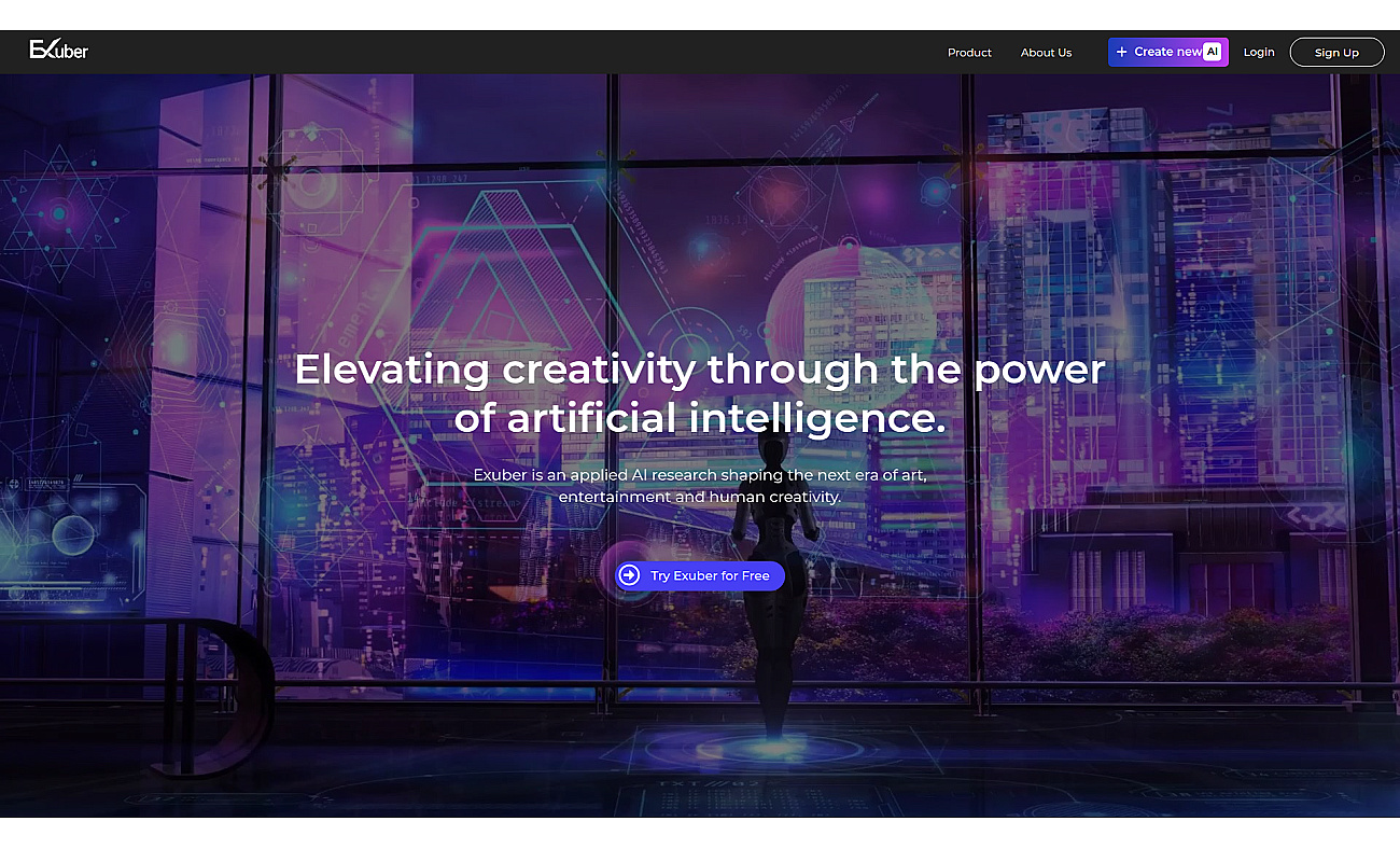 Exuber screenshot