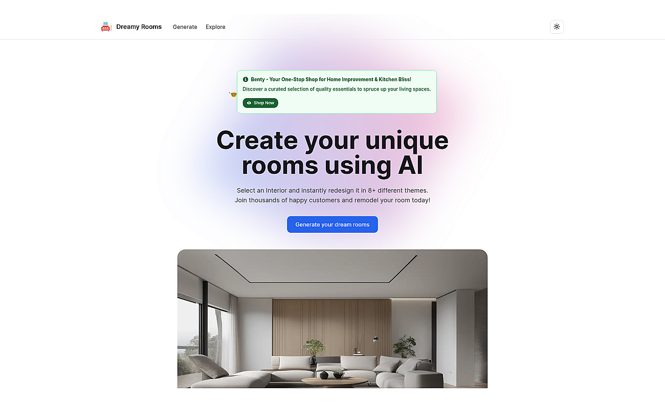 DreamyRooms screenshot