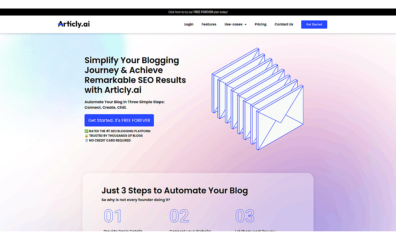 Articly screenshot