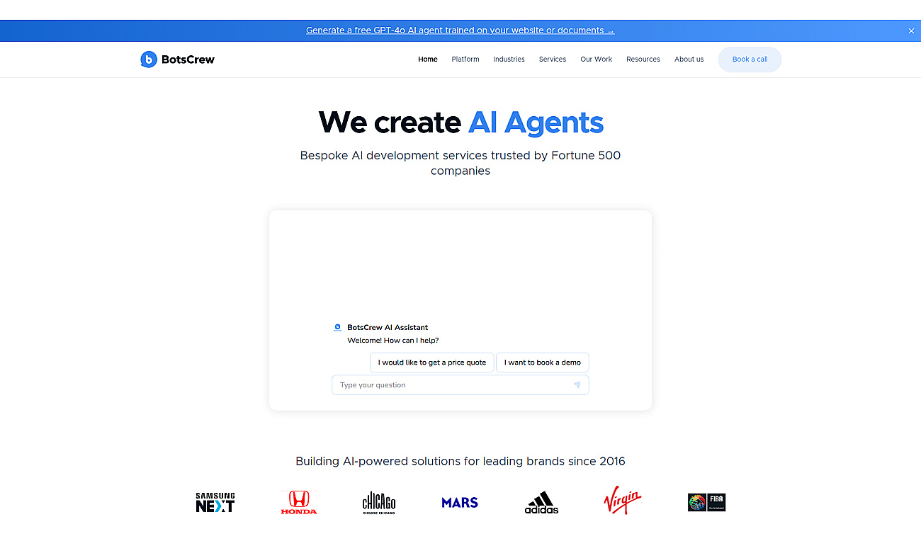 Botscrew.com screenshot
