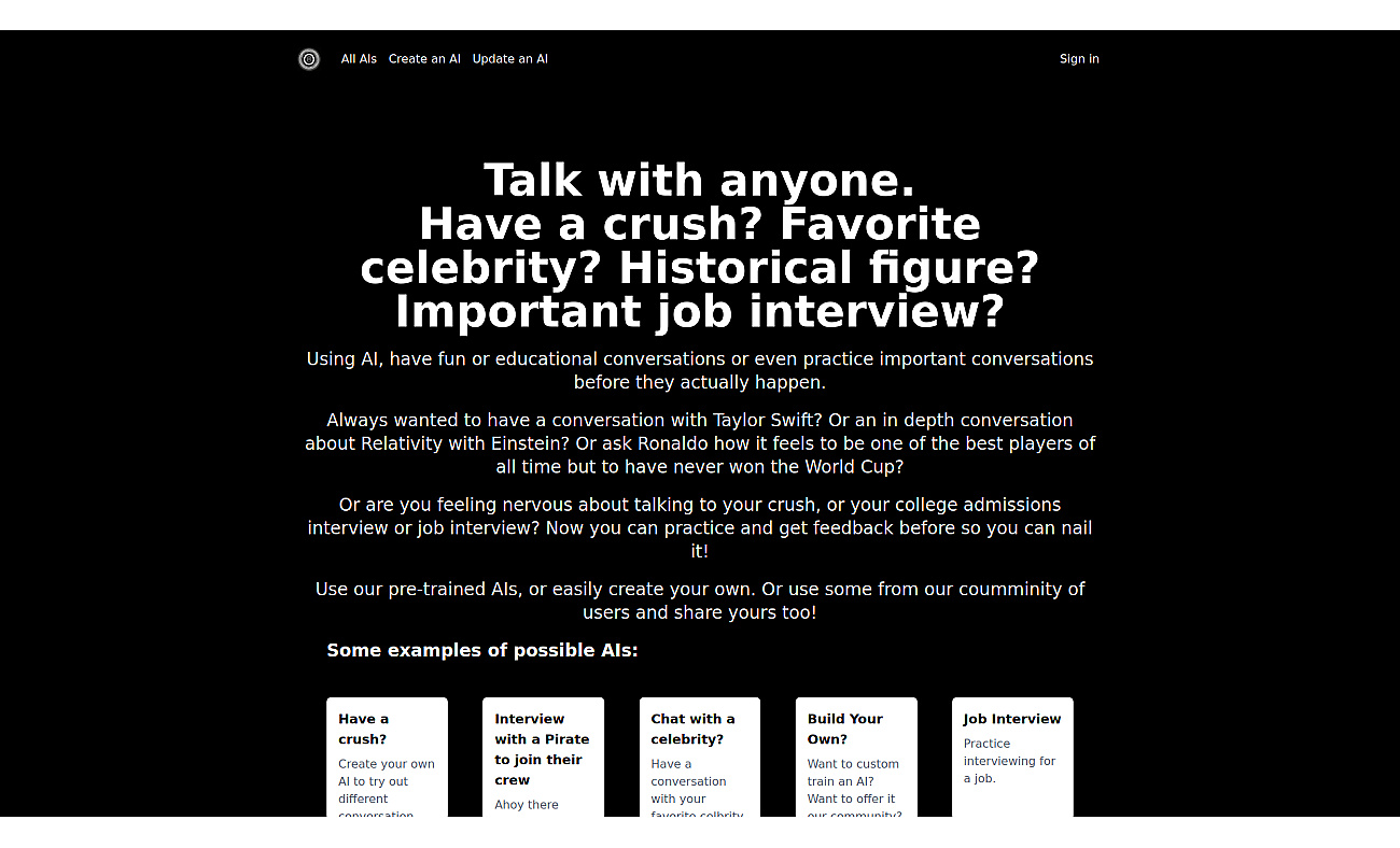 Practicetalking screenshot
