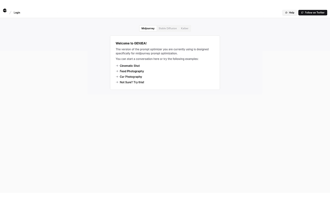 Geniea screenshot
