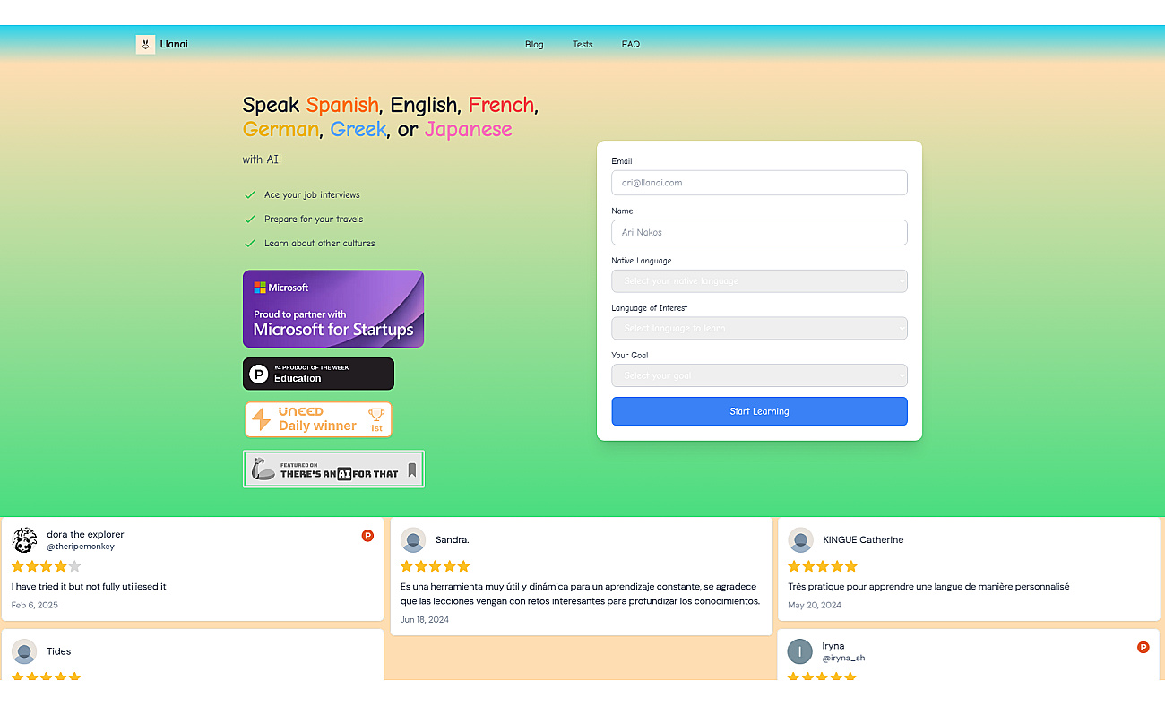 Llanai screenshot