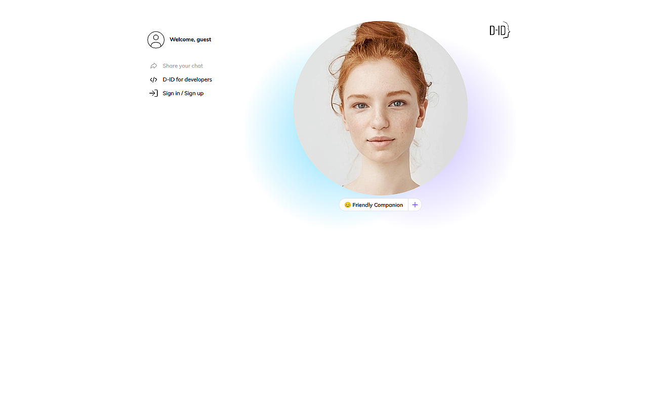 Chat.D-ID screenshot