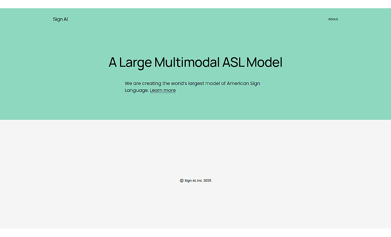 Sign AI screenshot