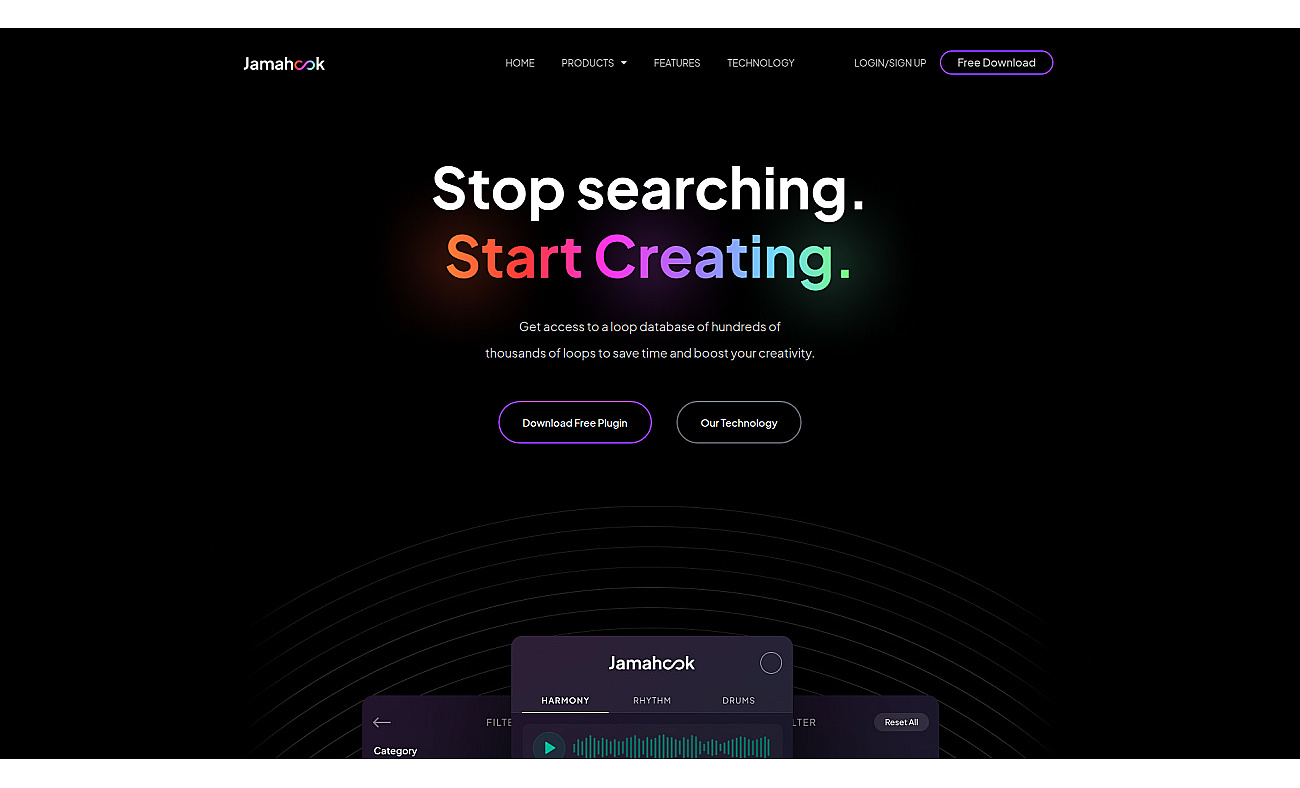 Jamahook AI Music Co-Producer screenshot