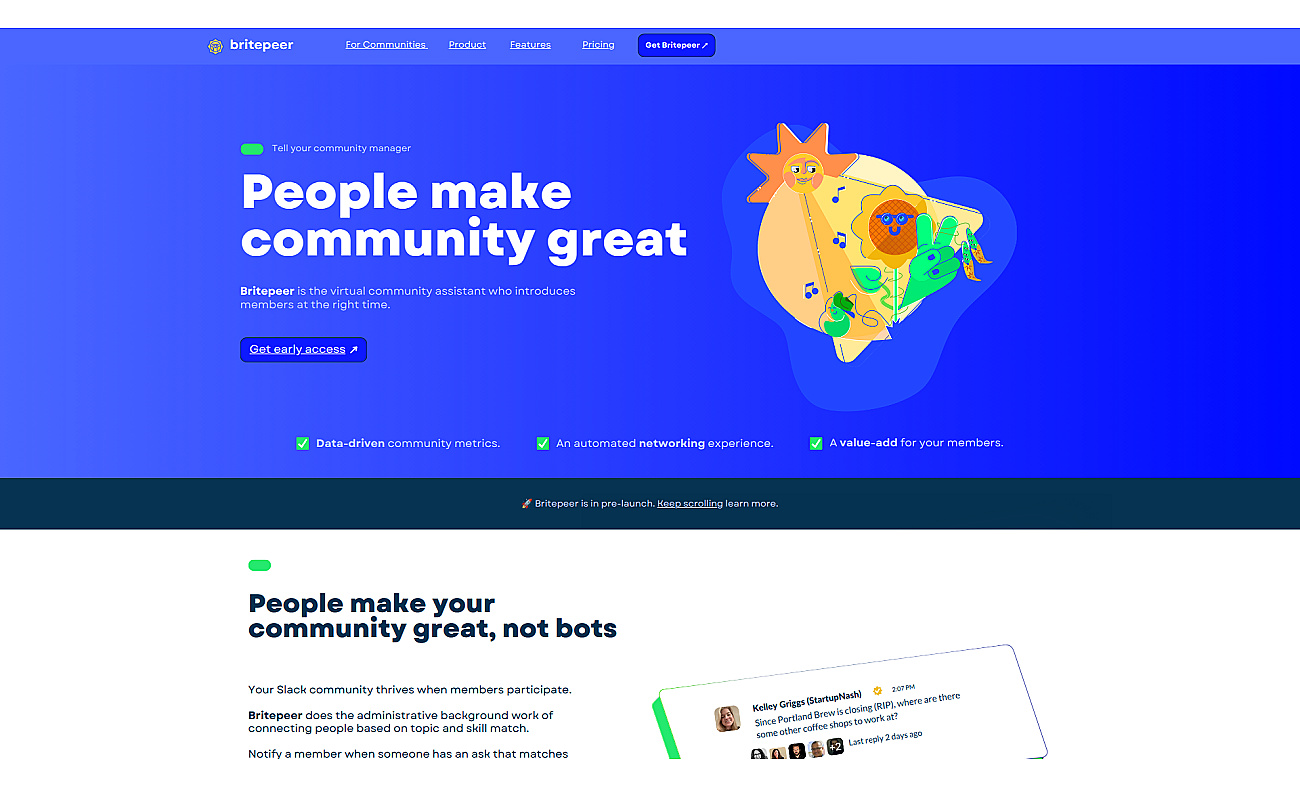 Britepeer screenshot