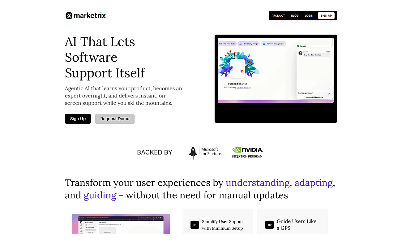 Marketrix.ai screenshot