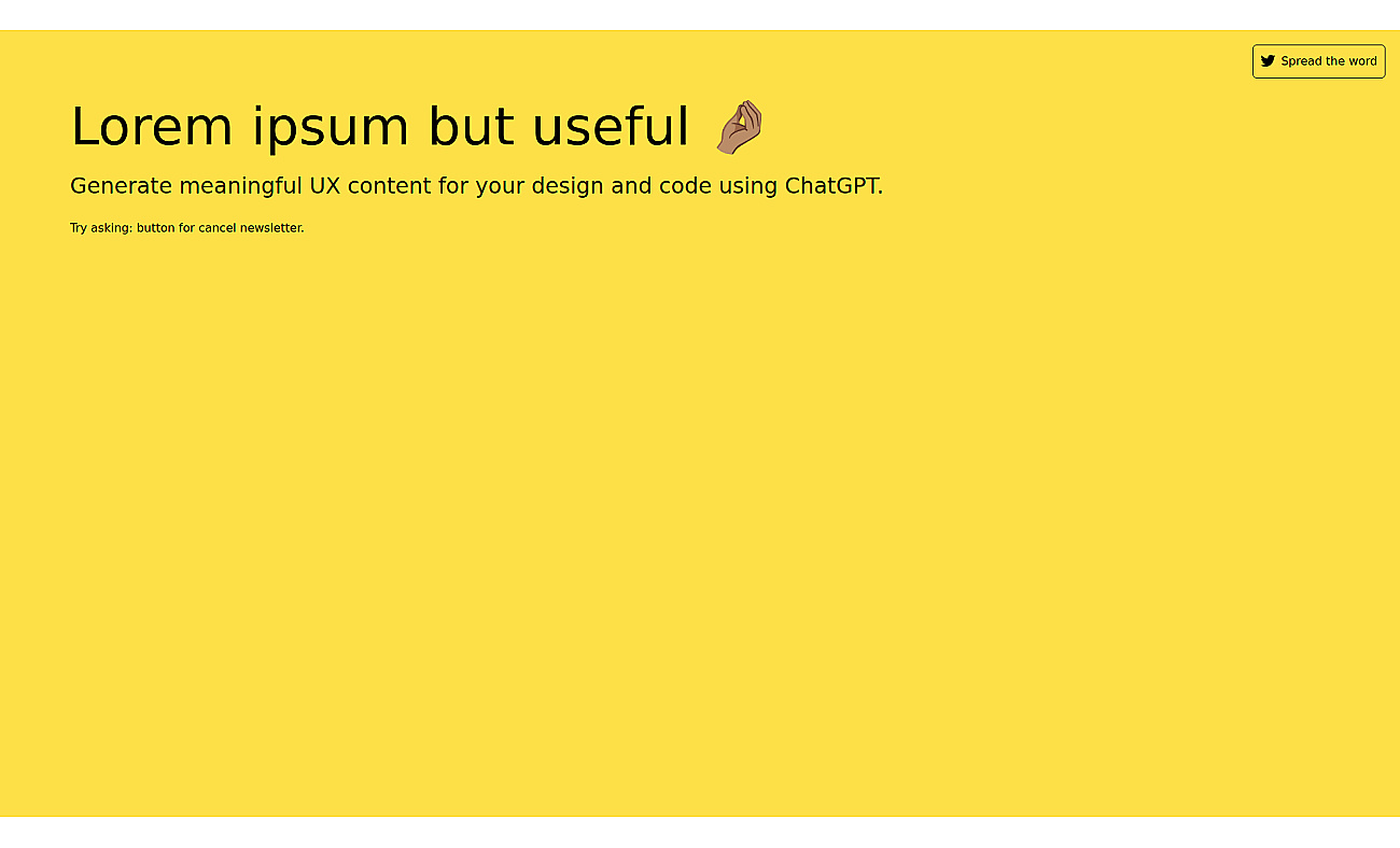 UsefulLoremIpsum screenshot