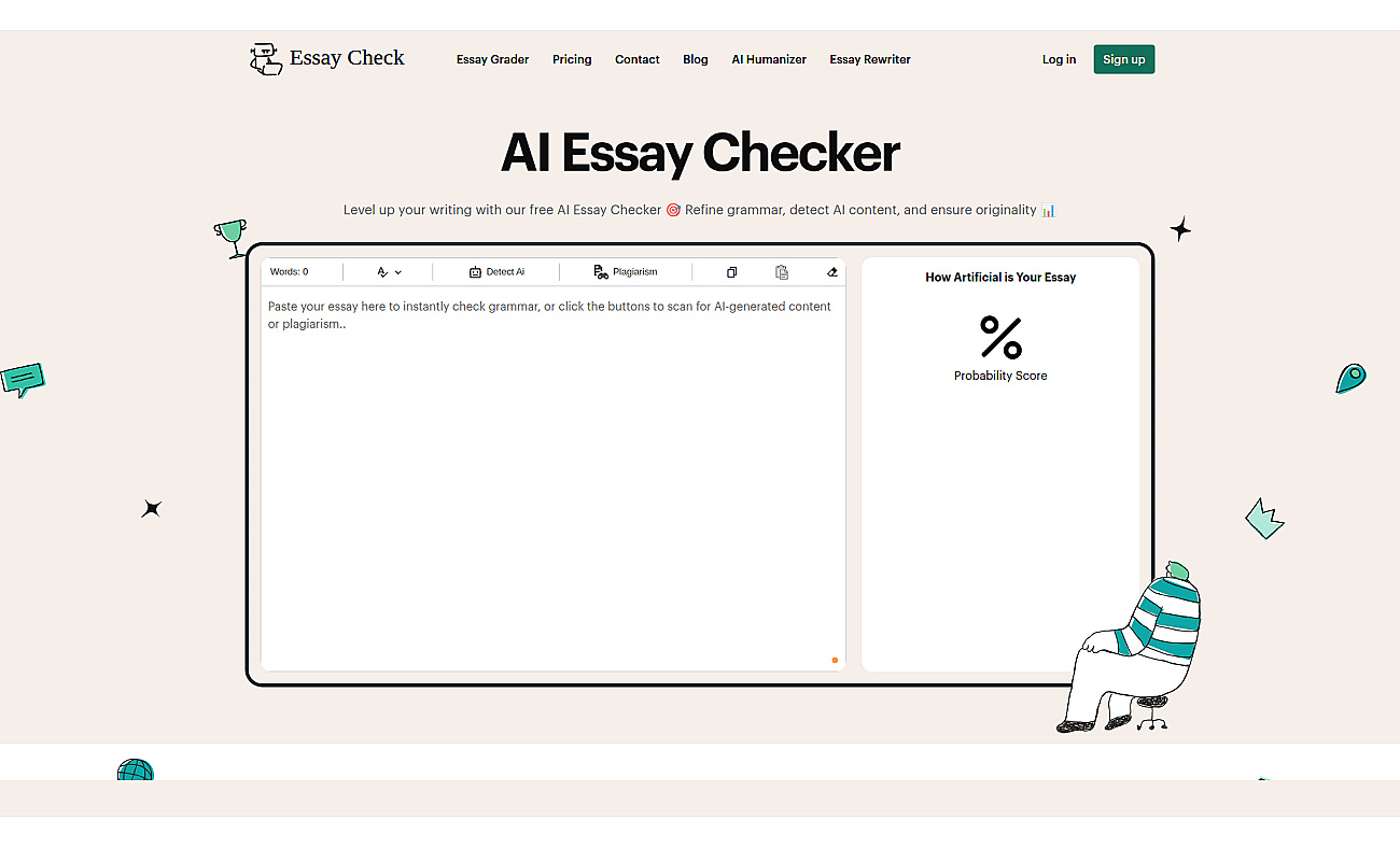 AI Essay Checker screenshot