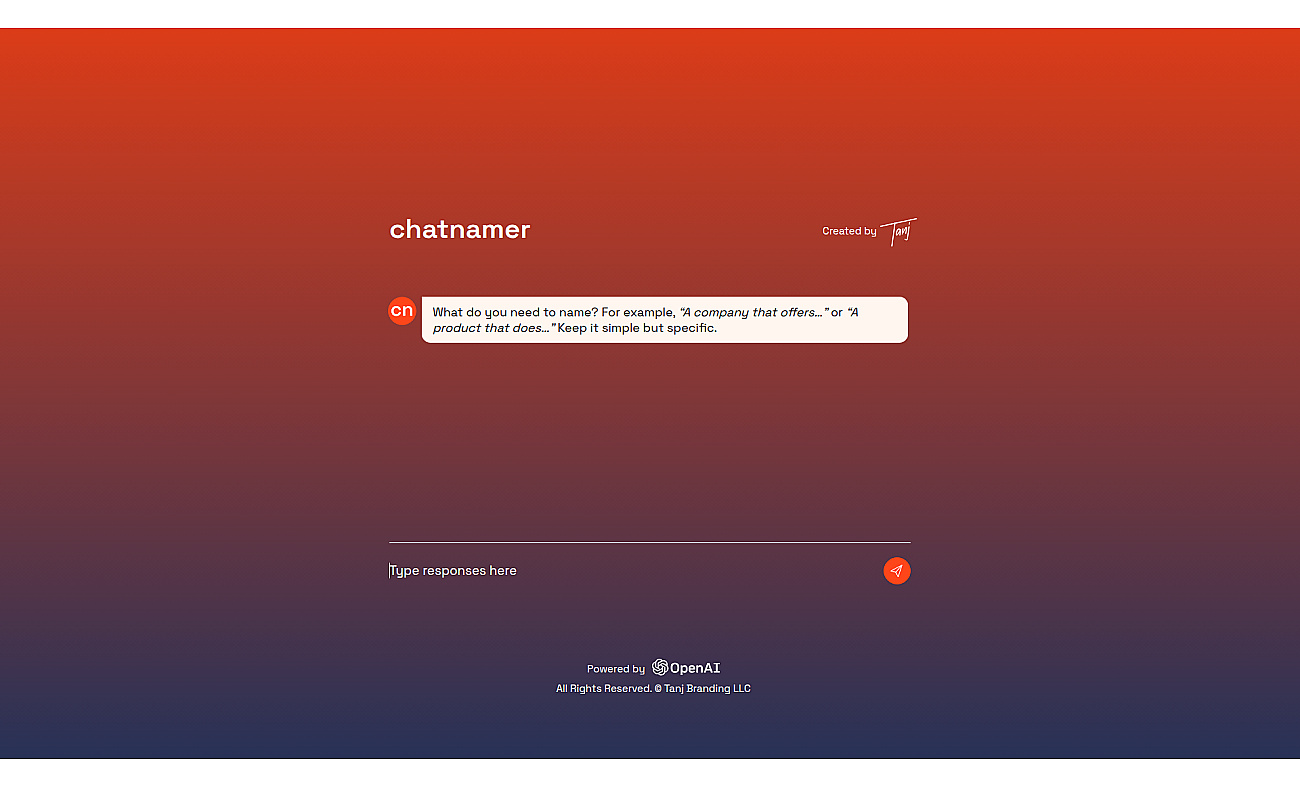 Chatnamer screenshot