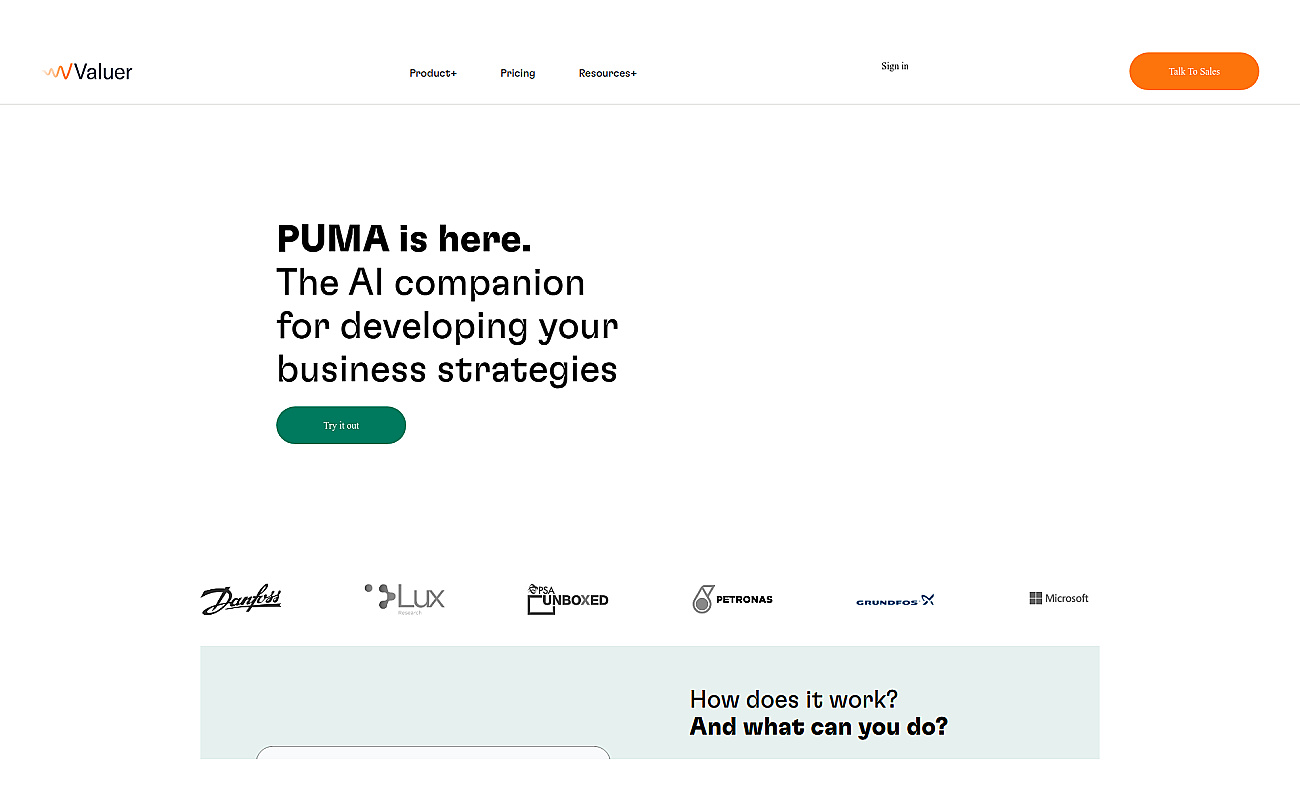 Valuer screenshot