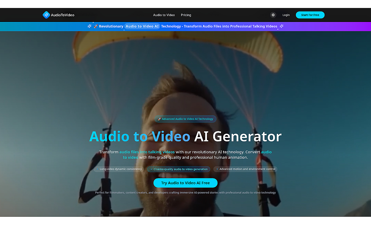 AudioToVideo screenshot