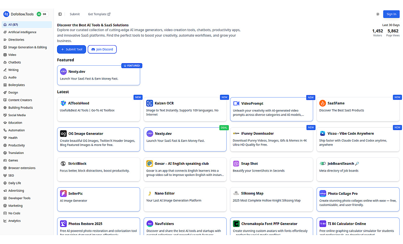 Dofollow.Tools screenshot