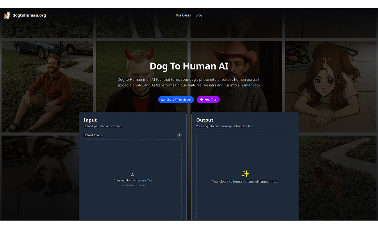 Dog Into Human AI screenshot
