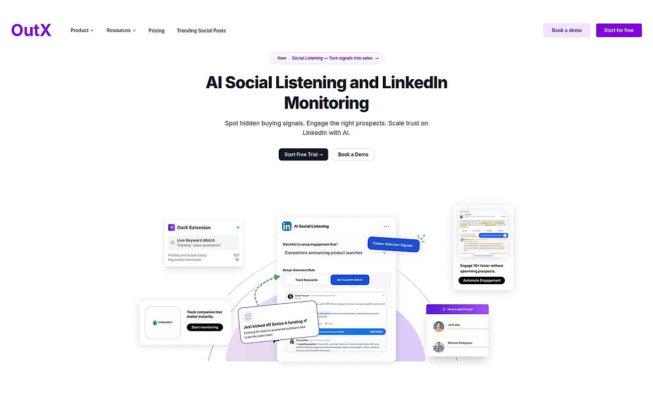 OutX.ai screenshot