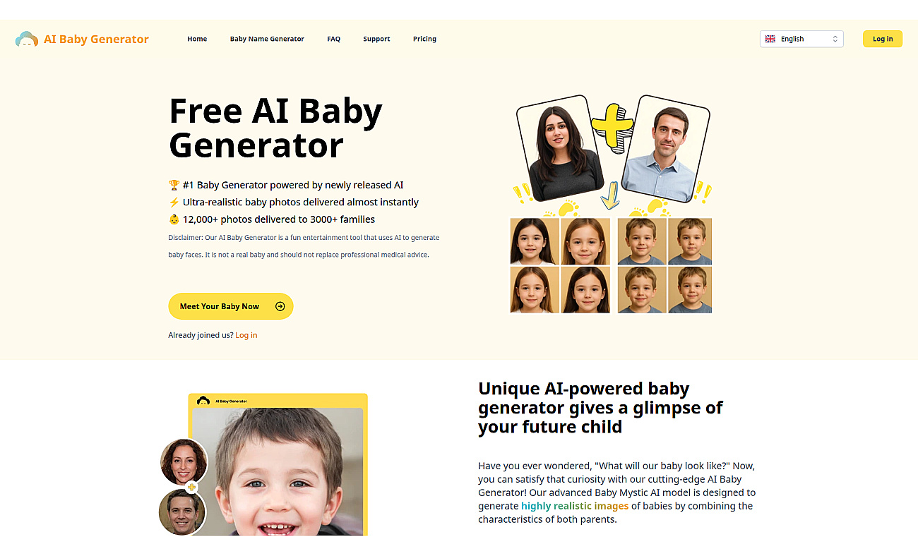 AI Baby Generator screenshot