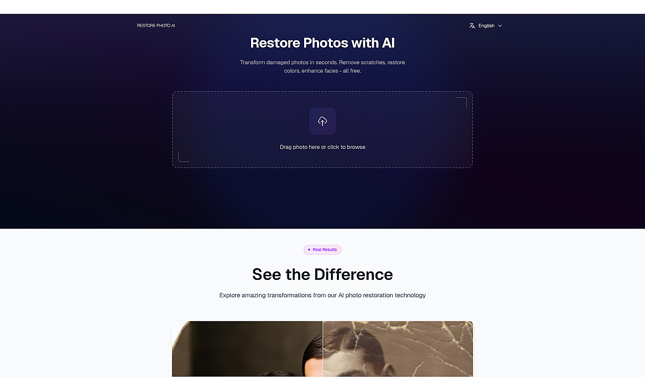 Restore Photos with AI screenshot