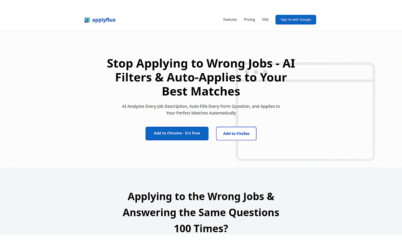 applyflux screenshot